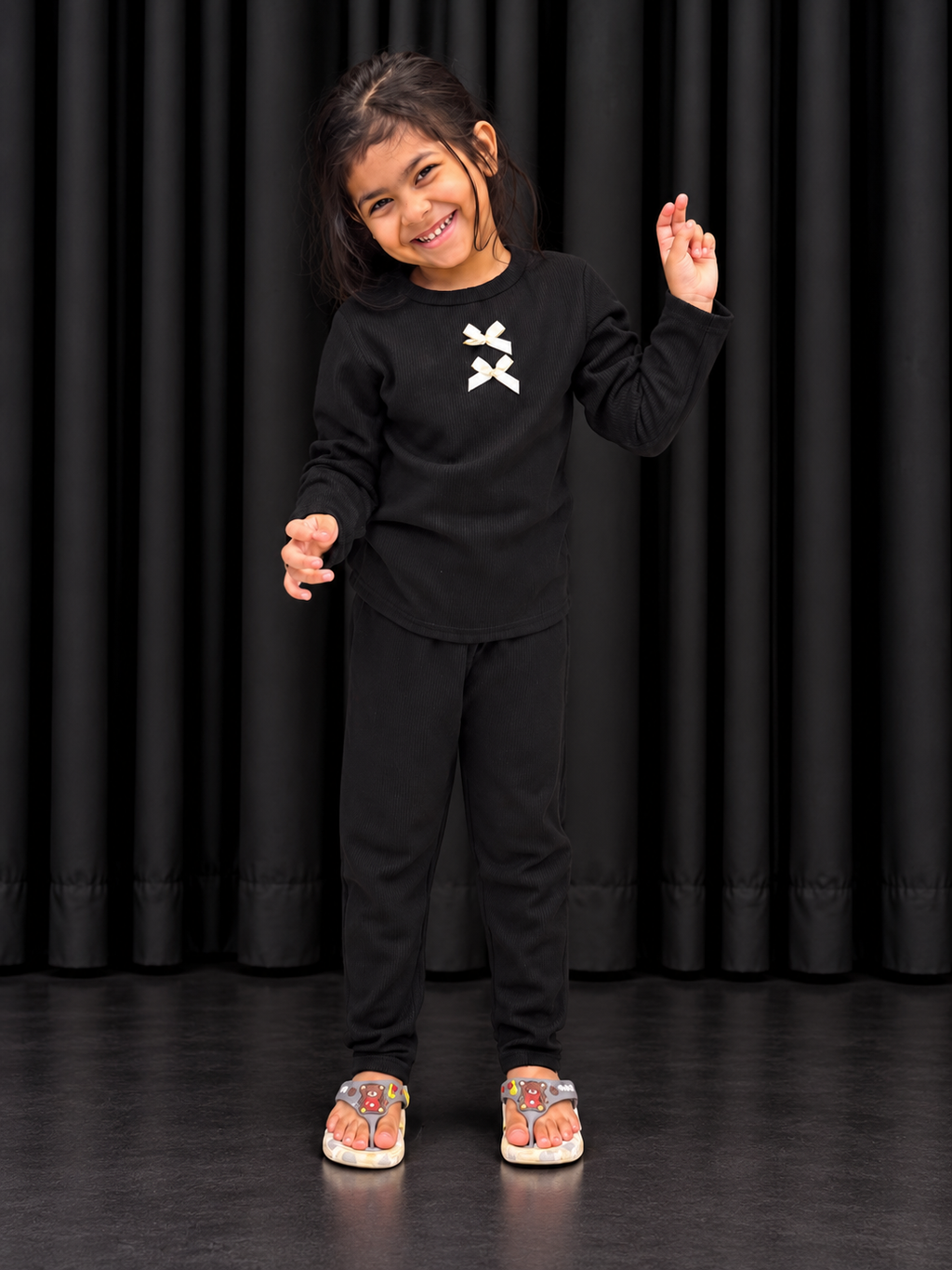 Imported Winter Black Co-Ord Set G-101