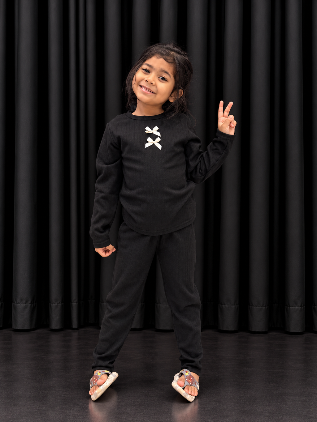 Imported Winter Black Co-Ord Set G-101