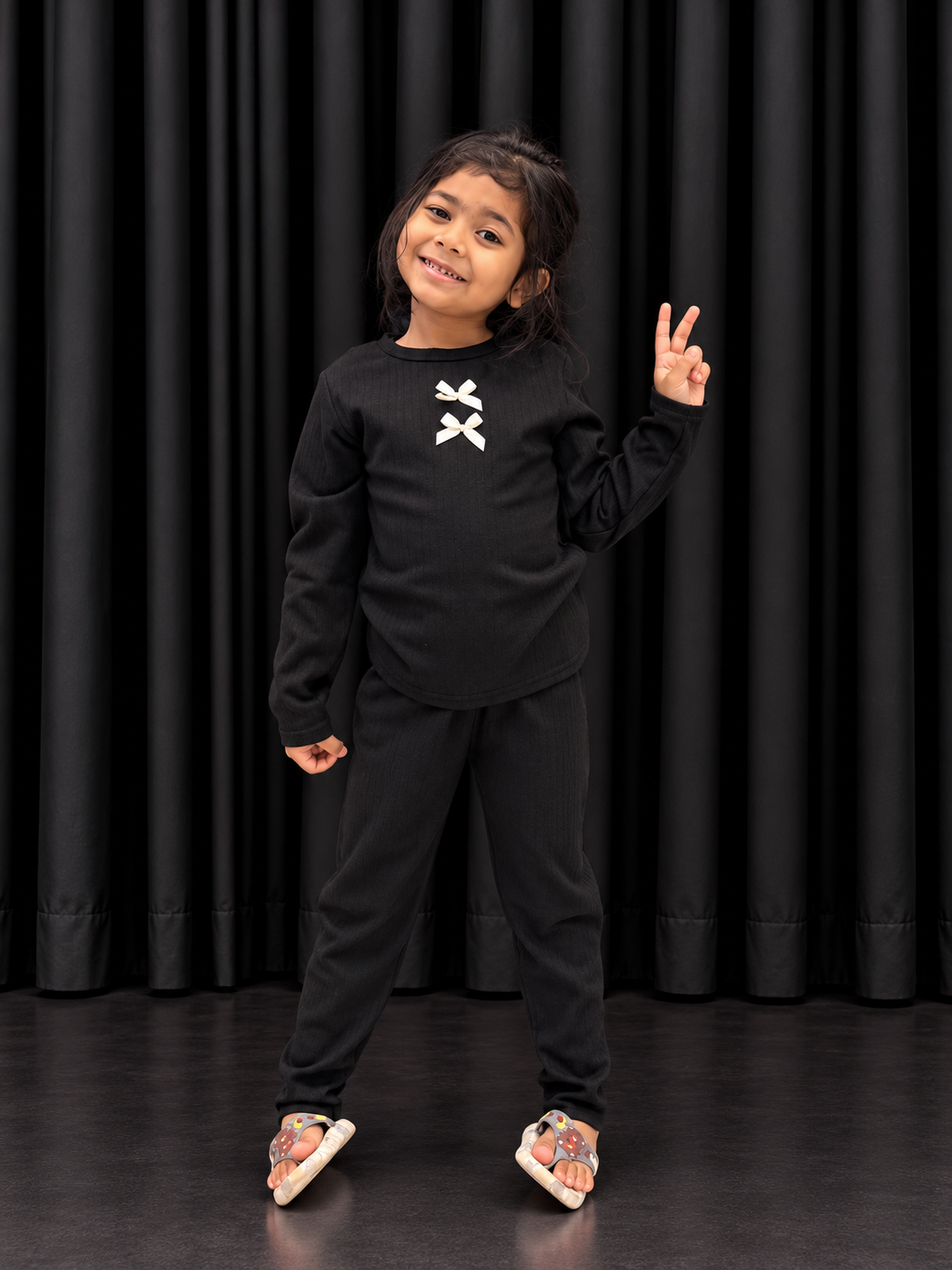 Imported Winter Black Co-Ord Set G-101