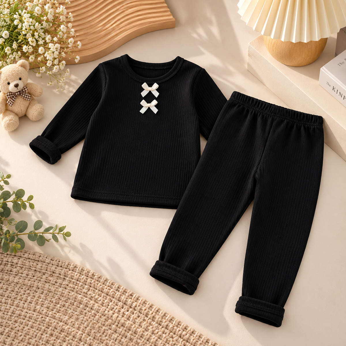 Imported Winter Black Co-Ord Set G-101