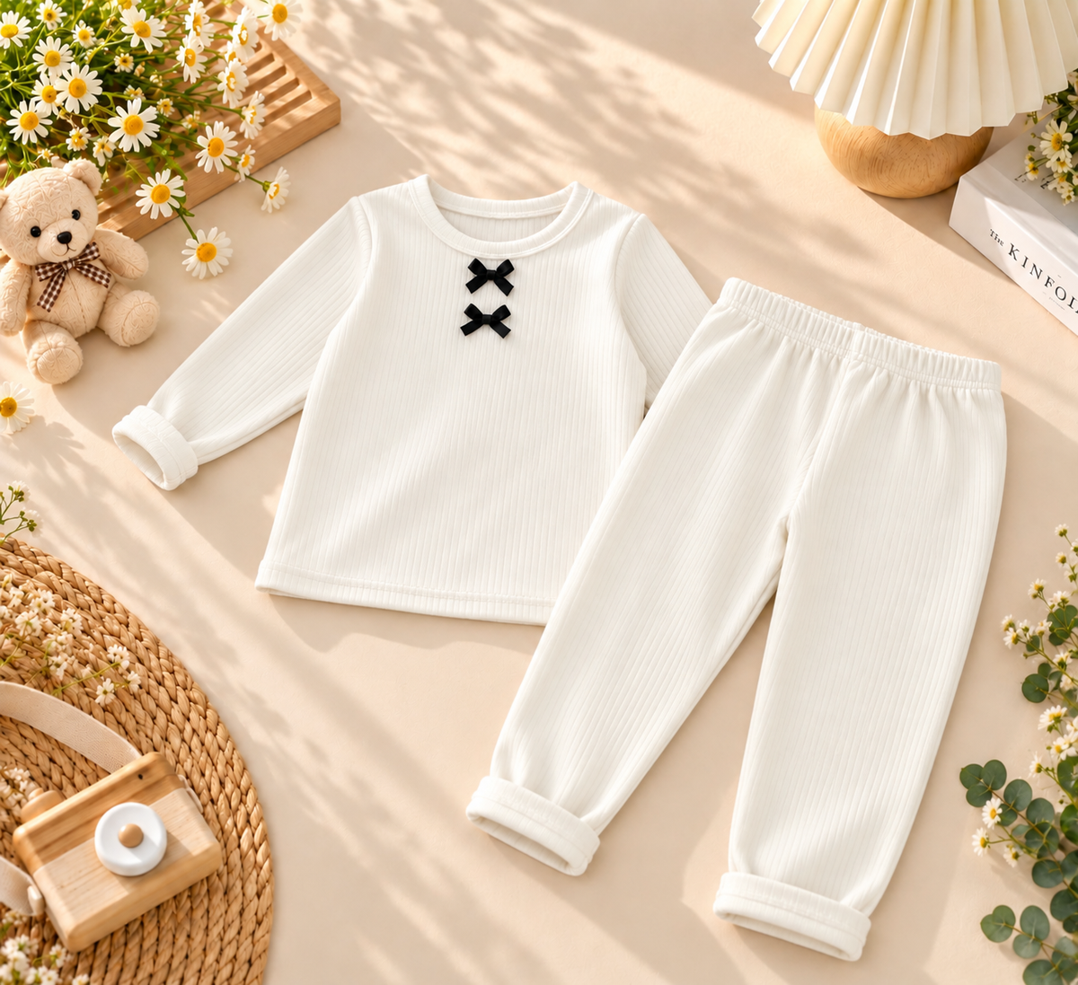Imported Winter White Co-Ord Set G-102