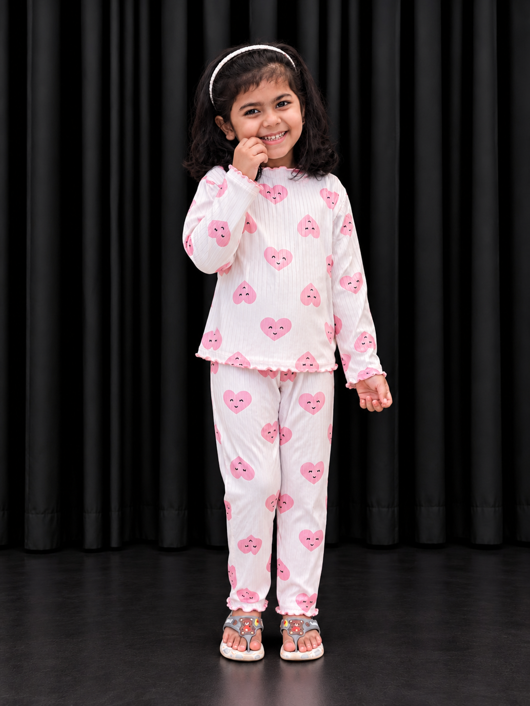 Imported Winter Pink Ice Silk Co-Ord Set G-106