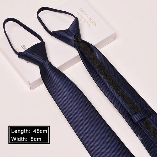 Easy Tie Premium Navy Blue